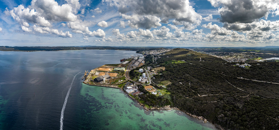 Albany East Mega Stitch Aerial