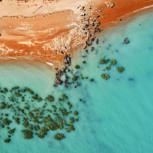 Aquas and Reds | gantheaume-point-broome-inspiral-photography | Posters, Prints, & Visual Artwork | Inspiral Photography