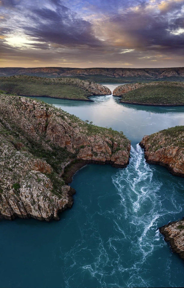 Horizontal Falls V Double Sunrise | horizontal-falls-v-double-sunrise | Posters, Prints, & Visual Artwork | Inspiral Photography